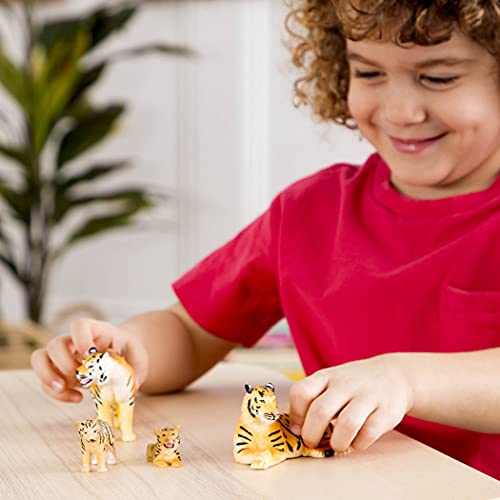 Terra by Battat Tiger Family Plastic Toy Tiger Safari Animals for