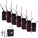 TUANTUAN 6 PCS Quartz Clock Movements Mechanism Parts Wall Clock Cross Stitch DIY Repair Parts Kit Replacement