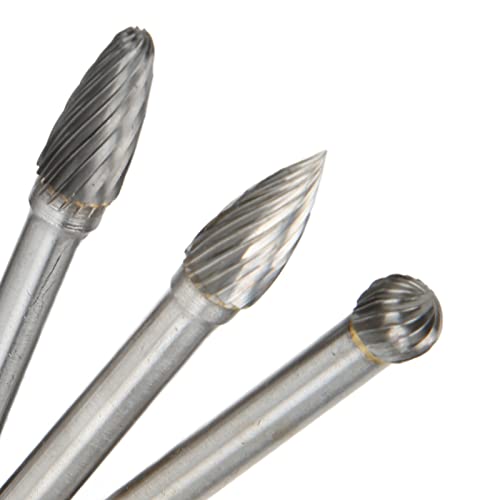 Set de 5 fresas rotativas de carburo de tungsteno miniatura 4