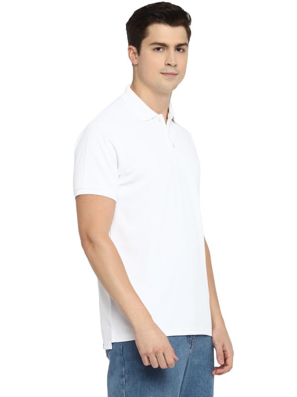 Image of Southern Alps Polo Collar T-Shirt with Moisture Wicking for Men