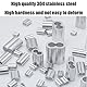 Kitchen Dreams Aluminium-Klemmring für 2 mm Seile und Kabel (50)