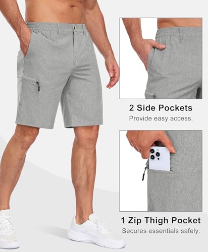 Image of Little Donkey Andy Men's Golf Shorts Quick Dry Lightweight Hiking Shorts