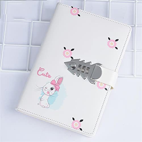 GDDZA A5 プランナー ノートとジャーナル パスワード アジェンダ ロック付きオフィス ノート 学用品