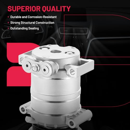 BDFHYK Air Conditioning A/C Compressor with Clutch compatible with Chevy Blazer C1500, Silverado 1500/2500/3500, S10 G30 L30, compatible with GMC Jimmy Sonoma,Sierra 1500/2500/3500