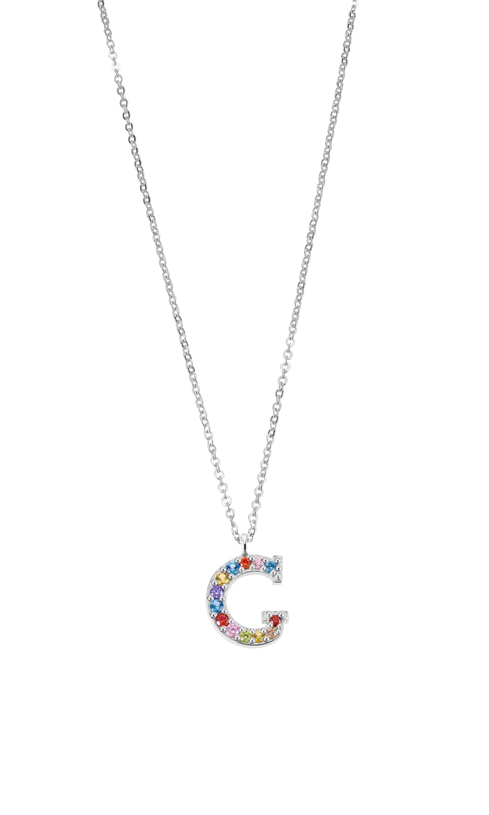 LOTUS SILVER Collar LP3426-1/G Letters Plata Iniciales 42.00 mm Mujer