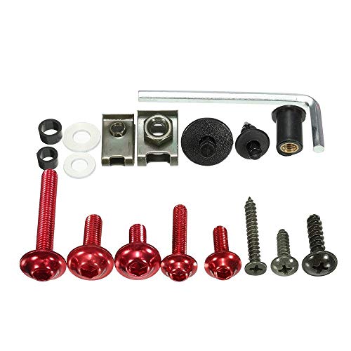 Sangmei 233pcs conjunto de parafusos de carenagem para motocicletas esportivas universais para motoc