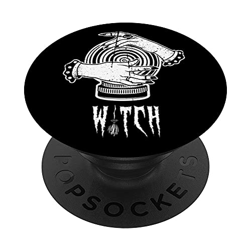 Brujas Magia Coven Wicca Halloween Calabaza Miedo PopSockets PopGrip Intercambiable