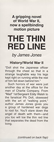 The Thin Red Line (Hardcover- Delta, 1991) 0739400584 Book Cover