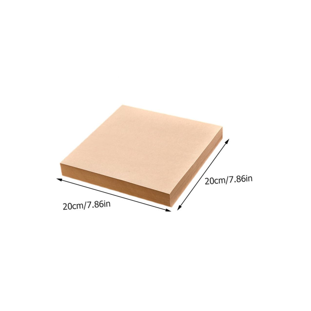 PRETYZOOM Carta da Forno in Carta Kraft Color Cachi, Resistente al Calore e Antiolio, 500 Fogli per Fritti e Snack da Cucina, Facile da Conservare per Feste