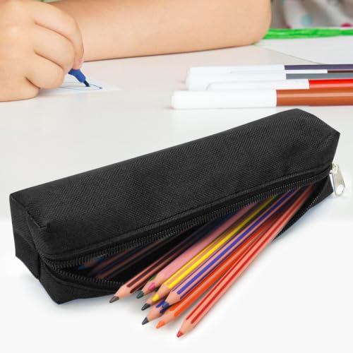 Miniatura 3 de Waytex Estuche Textil Rectangular Pequeño Formato 18 X 3,5 X 4,5 Cm, Color Negro