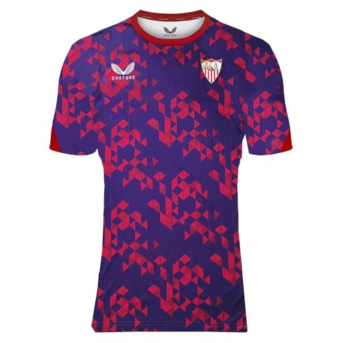 T-shirt Castore Sevilla FC 24/25 Pre Match anti-transpiration manches courtes L