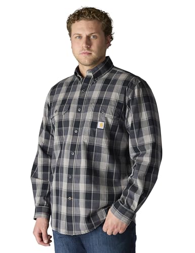 Image of Carhartt Men's Fort Loose Ls Plaid Shirt