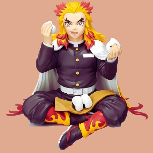 Image of Anime Action Figure | Premium Collectible Limited Edition | Attractive Lightweight Toy Figures for Home Decoration Office Desk and Study Table by Anime Collectors (Rengoku Sitting)