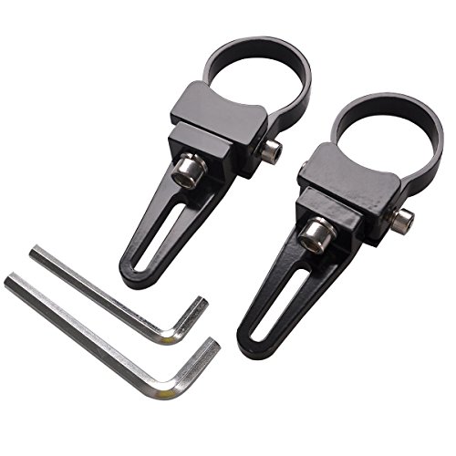 Amazon | バイク ライトステー 2個セット LED作業灯 ブラケット 直径