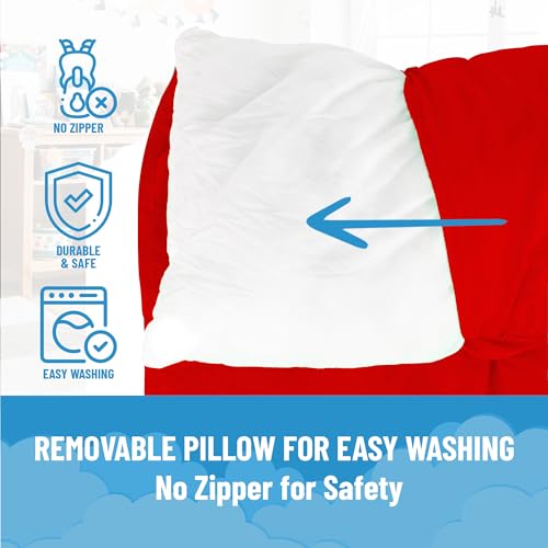 jay franco kids nap mat with embedded pillow amp blanket  soft 4634x2034 microfiber sleeping bag with name tag amp handle for school travel sleepover