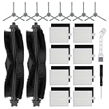 20PCS Replacement Parts for Eufy L60 & L50 Series Robot Vacuums – Accessory Kit: 2 Roller Brushes, 8 HEPA and Foam Filters, 8 Side Brushes, 1 Screwdriver, 1 Cleaning Tool