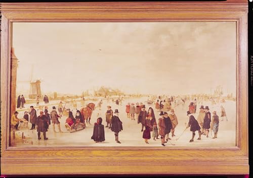 Affiche Impression d'art Art Tableau Divertissement sur la glace Toile 60x90cm