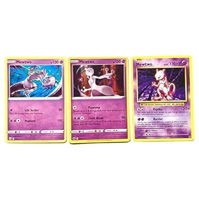 Official Pokémon Card Lot - Mewtwo - 3 Card Set - Evolutions, Crown Zenith, Brilliant Stars