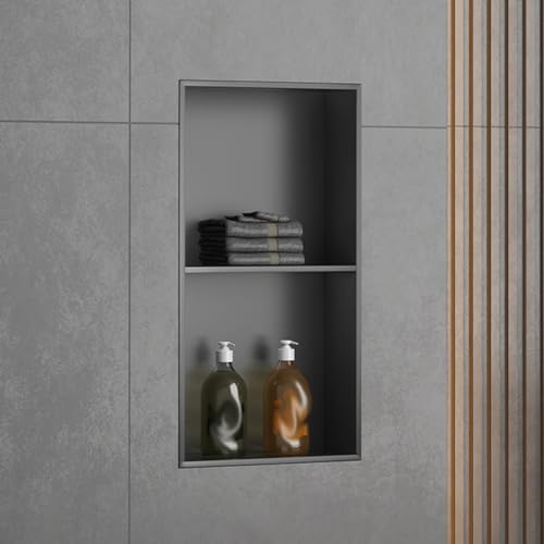 Niche de douche haut de gamme en acier inoxydable finition or brossé - 4