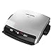 George Foreman GRP99 Next Generation Grill with Nonstick Removable Plates, Silver/Black