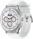 Samsung Galaxy Watch8 Classic Smartwatch, 46mm, White, Bluetooth, Sleep and Fitness Tracking