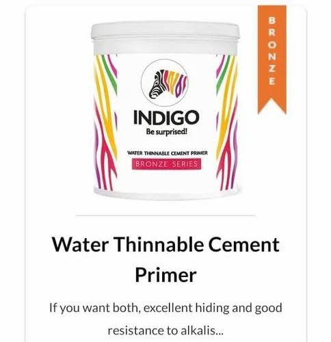 Image of Indigo Water Thinnable Cement Primer Bronze Series | Durable Primer | 20 Liters | White