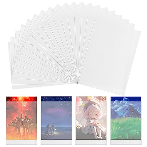 LEMESO Bustine Sleeves 300 pz Pacchetti Tasche Carte Magic Custodia da Gioco Trasparenti Proteggi Carte Taglia Universale