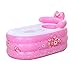 Produktbild XINGZHE Tragbare Faltbare badewanne, Kunststoff heißwasser Haushalt Erwachsene badewanne, Baby Schwimmen, Bad Barrel Folding Badewanne (Color : Pink, Size : B)