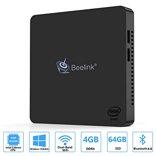 Intel Celeron N3350 Processor (Z8350 Upgraded up to 2.4 Ghz) Mini Pc Windows