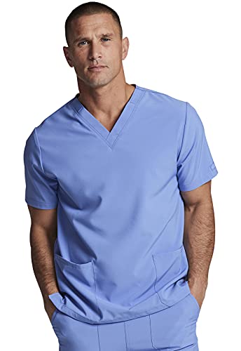 Haut médical Dickies DK619 2XL Ciel | Solution anti-friction grande taille col V