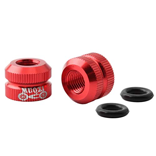 Tapa de válvula para neumático de bicicleta roja miniatura 2
