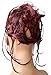 Produktbild PRETTYSHOP XXL Haarteil Haargummi Hochsteckfrisuren Brautfrisuren Voluminös Gewellt Unordentlich Dutt Rot Dunkelbraun Mix G28D
