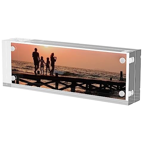 Sezanrpt 2x6 Acrylic Magnetic Picture Frame Cover