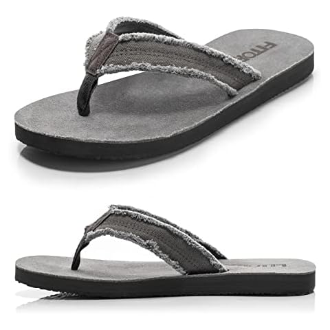 FITORY Chanclas para hombre, sandalias de playa de verano Cover