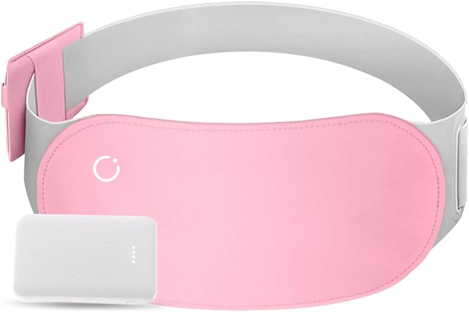 Portable Electric Heating Pad,Lower Back Pain Relief USB Warming Waist Belt,3 Temperature Settings with Auto Shut Off