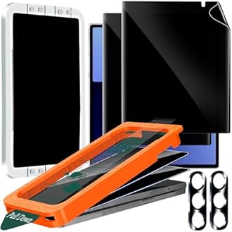 IMBZBK [Auto-Dust Removal] 2 Pack Privacy Screen Protector for Samsung Galaxy Z Fold 7, 2 Inside Anti-Spy Film + 2 Front Tempered Glass + 2 Camera Lens Protector Accessories with Installation Frame