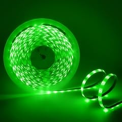 ShineBurky Striscia LED 10 Metri 24V Verde, Luci LED Striscia Luminoso IP65 Impermeabile 600LEDs Strisce LED Flessibili per Interno Esterno Cucina Hotel Natale Decorazione (Senza Alimentatore)