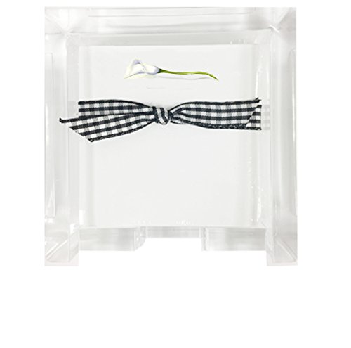 3 x 3 Note pad Holder with Paper Calla Lilly