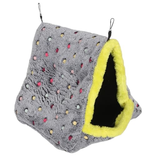 NUOBESTY Nido Cálido para Pájaros con Colgante Cama Acogedora de Invierno para Jaula Nido Térmico para Periquitos Conejillos de Indias y Loros Pequeños