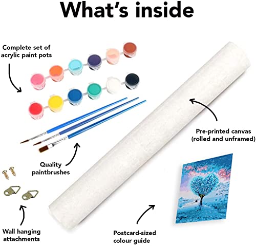 Lwzays Paint By Numbers For Adults Beginners, Love Tree Of Landscape Oil Painting Kit For Adults - Oil Painting Art Kit For Beginners And Children's Home Wall Decoration(16 * 20Inch) #TOP2