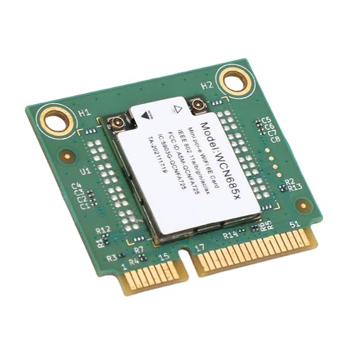 KIMISS WiFi 6E -Band Mini Tarjeta PCIE con Bluetooth 5.3 para 11/10, 2882Mbps Alta Velocidad 6GHz, 5GHz, 2.4GHz Adaptador Inalámbrico - imagen 2