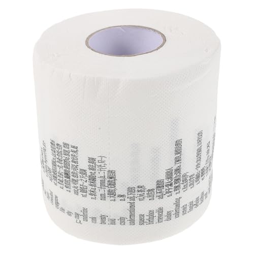 Papel higiénico decorativo duradero para solucionar baños aburridos con inglés 2