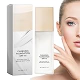 Fondotinta Che Cambia Colore - Trucco Liquido Per Pelle Matura | Fondotinta Viso A Copertura Totale | CorrettoreDi ColorePer Il Viso A Lunga Durata, Correttore Che Cambia Colore Da 30 Ml, Correttore