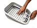 SAMMART Collapsible Dish Drainer with Drainer Board - Foldable Drying Rack Set - Portable Dinnerware Organizer - Space Saving Kitchen Storage Tray (1, Grey)