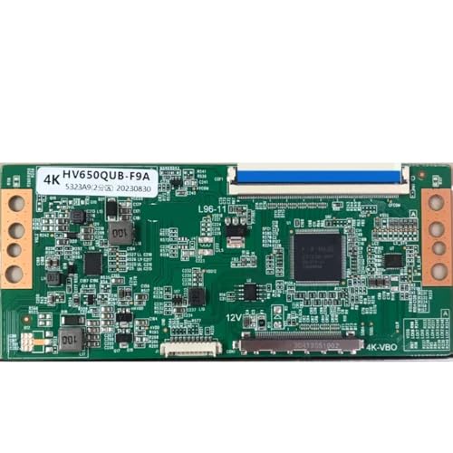 WIKRQIHL Compatible con Konka, LED65P7 Tcon Logic TV Board DCBDU-C196A_04 Código de Barras Blanco HV650QUB-F9A UHD 4K(Board with Cables)