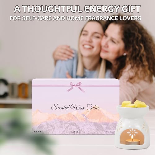 Image of SCENTORINI Wax Melts, Soy Wax Cubes for Relax Healing, 8 Pack | Summer Scent Wax Tarts for Wax Warmer, Highly Scented Wax Melts Gift Set for Home Fragrance