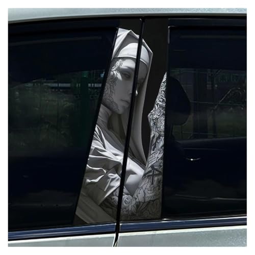 Autocollants de pilier B voiture finition premium pour habillage de colonne centrale type E
