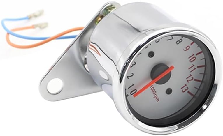 Motorbike Digital Tachometer Motorcycle Tachometer Motorcycle Tachometer 0-13000 Tach RPM Gauge Rev Counter Universal DC 12V
