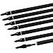 AF Archery 31.5Inch Mix Carbon Arrow, Spine 500 Practice Hunting Arrows, Turkey Feather Arrows for Compound & Recurve & Traditional Bow with Removable Tips Adjustable Nocks 6/12pcs (12)