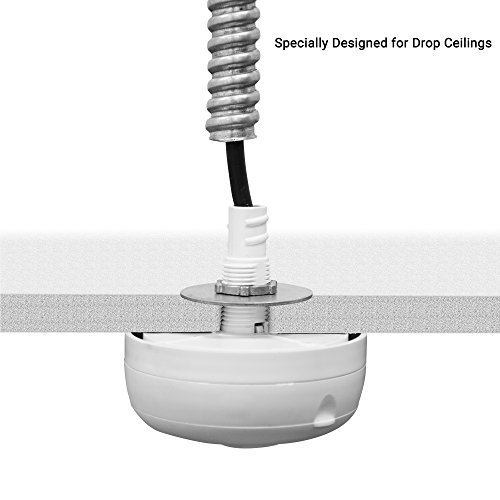 Image of Enerlites MPC-52V PIR Ceiling Sensor, Ceiling Occupancy Sensor, Ceiling Light Sensor, Occupancy Sensor, Commercial Grade 360 Degree FOV, 800 Sq. Ft Coverage, 120-277VAC, White